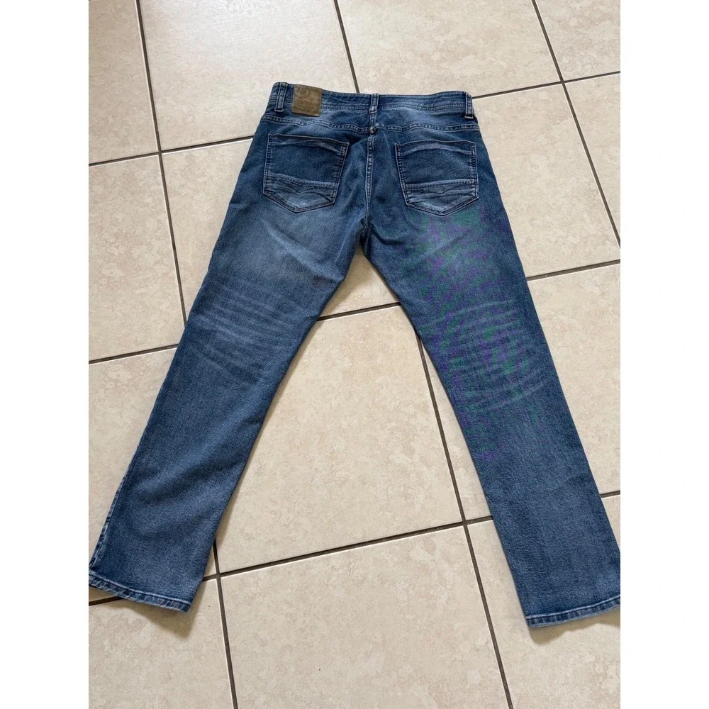 Nat Nast Luxury Originals Mens Straight Leg Jeans Blue Denim 32x32 Medium Wash